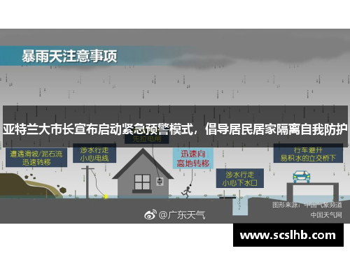 亚特兰大市长宣布启动紧急预警模式，倡导居民居家隔离自我防护